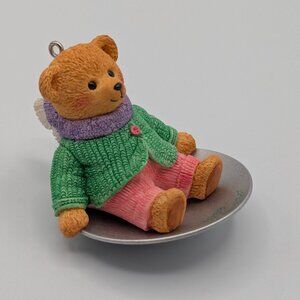 Hallmark Keepsake Granddaughter 1999, Vintage Die-Cast Metal Christmas Ornament